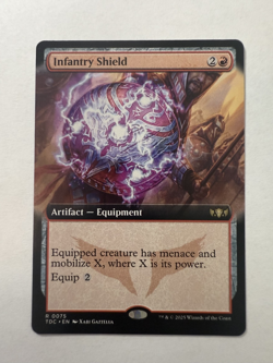 Infantry Shield (Extended Art) Commander: Tarkir: Dragonstorm Regular - Image 2