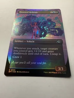 Haunted Hellride Aetherdrift (borderless / extended art) Foil - Image 1