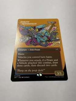 Fearless Swashbuckler (Borderless / Extended Art) Aetherdrift Regular - Image 1