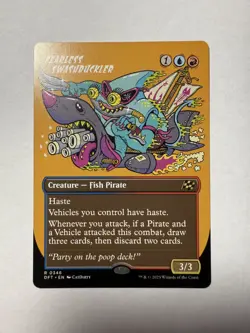 Fearless Swashbuckler (Borderless / Extended Art) Aetherdrift Regular - Image 2