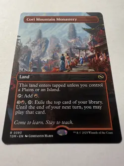 Cori Mountain Monastery (Borderless) Tarkir: Dragonstorm Regular - Image 1