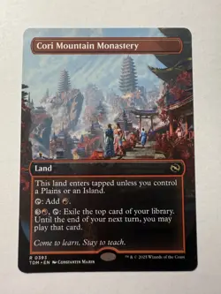 Cori Mountain Monastery (Borderless) Tarkir: Dragonstorm Regular - Image 2