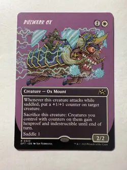 Bulwark Ox (Borderless / extended art) Aetherdrift Regular - Image 2