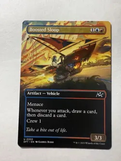 Boosted Sloop (Borderless / extended art) Aetherdrift Regular - Image 2