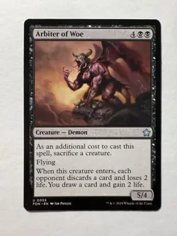 Arbiter of Woe Foundations NM Regular - Image 2