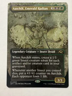 Aatchik, Emerald Radian (Borderless / Extended Art) Aetherdrift Regular - Image 2