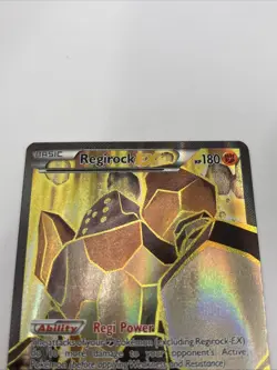 REGIROCK EX - #43a/124 - Pokemon Fates Collide Full Alternate Art Ultra Rare - Image 4