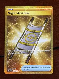 Pokemon Surging Sparks Night Stretcher 251/191 Hyper Rare Holo - Image 1