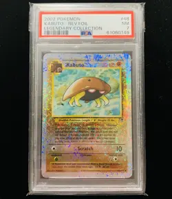 Pokemon Kabuto LEGENDARY COLLECTION Reverse Holo PSA 7 - Image 1