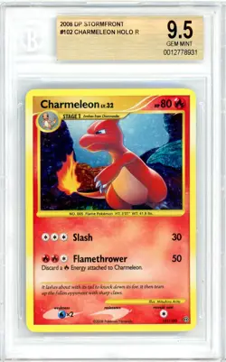Pokemon Charmeleon #102 Stormfront Holo BGS 9.5 Gem Mint - Image 1