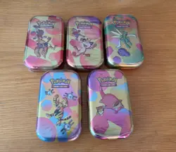 Pokemon TCG 151 Mini Tin Bundle (5x Tins) - Brand New & Factory Sealed - Image 1