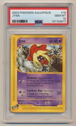 PSA 10 Pokemon Aquapolis Rare Jynx 18/147 GEM MINT Condition!! - Image 1