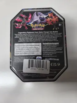 Pokemon TCG Crown Zenith Tin Galarian Articuno New Sealed with Promo/ 4 Packs - Image 3