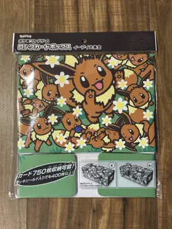 Sealed New Eevee Long Deck Box Japanese Pokemon Center Exclusive US/CAN Seller - Image 1