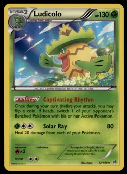 2015 XY - Primal Clash Ludicolo Stage 2/Rare Holo #12 - Image 1