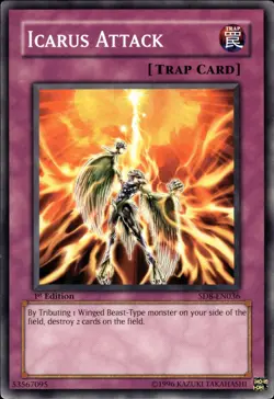 Icarus Attack - 1st Edition SD8-EN036 - MP - YuGiOh - Image 1