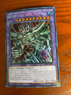 YuGiOh Egyptian God Slime RA01-EN029 1st Ed Secret Rare Pack Fresh - Image 2