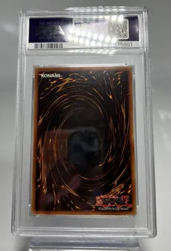 2002 Yugioh PSA 7 Millennium Shield MP1-001 McDonald's Promo ULTRA RARE NM - Image 3