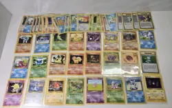 Lot of 53 Pokemon Cards Base Set, Fossil, Jungle, and More - Image 1