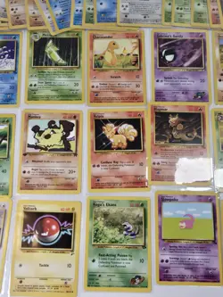 Lot of 53 Pokemon Cards Base Set, Fossil, Jungle, and More - Image 3
