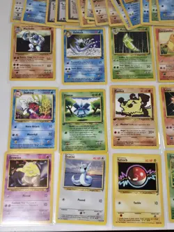 Lot of 53 Pokemon Cards Base Set, Fossil, Jungle, and More - Image 4