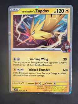Pokemon TCG Team Rocket Cosmos Holo Lot - Zapdos, Articuno, Tyranitar (3 Cards) - Image 4