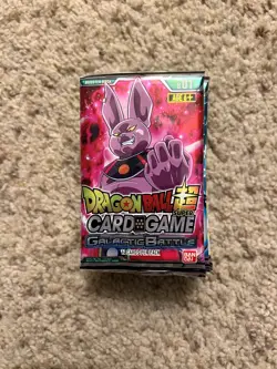 Galactic Battle B01 Booster Pack Dragon Ball Super Card Game DBS-B01 (2017) - Image 2
