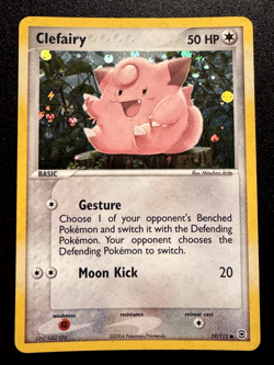 Clefairy 59/112 EX FireRed & LeafGreen Pokemon Card Reverse Holo Foil Rare MP - Image 1