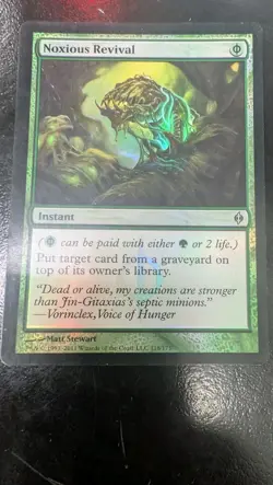 Noxious Revival New Phyrexia Foil Magic Card - Image 1