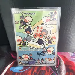 Pokemon TCG Clobbopus Illustration Rare Card 207/191 Surging Sparks Full Art - Image 1