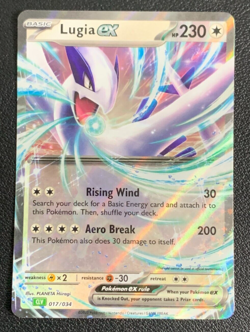 Lugia ex 017/034 Trading Card Game Classic Collection Pokemon TCG Card NM - Image 1