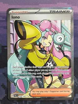Iono 254/193 Pokemon Paldea Evolved Ultra Rare Near Mint Card NM 1 - Image 1