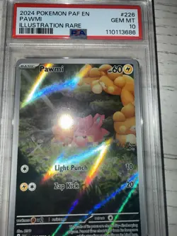 Pokemon TCG Pawmi Sir Card 226/091 Paldean Fates PSA 10 Gem Mint English 2024 - Image 4