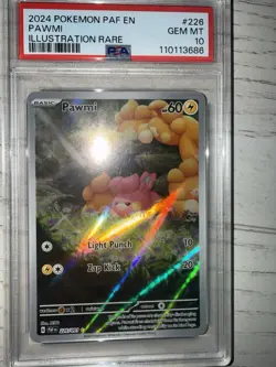 Pokemon TCG Pawmi Sir Card 226/091 Paldean Fates PSA 10 Gem Mint English 2024 - Image 5