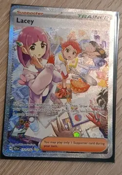 Pokemon TCG Stellar Crown Lacey Special Illustration Rare Holo Card 172/142 - Image 1