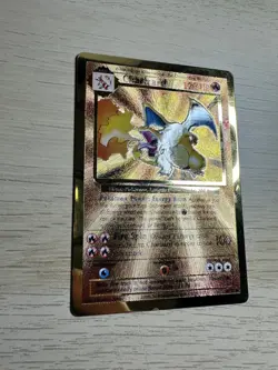 Pokemon TCG Charizard 4/102 Celebrations Gold Metal Card - Image 2