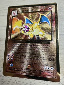 Pokemon TCG Charizard 4/102 Celebrations Gold Metal Card - Image 3