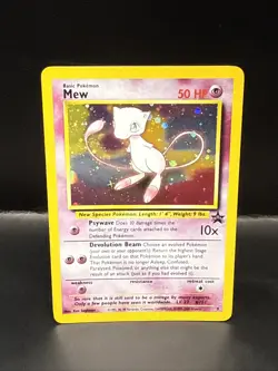 Pokemon TCG Mew 2000 WOTC Black Star Promo 9 Holo League Pokemon Card H - Image 3