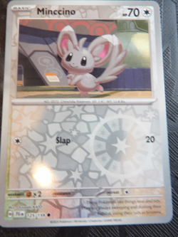 pokemon journey together minccino 125/159 Reverse Holo come with 4 random cards - Image 1