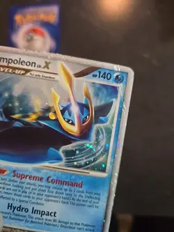 Pokemon TCG Empoleon LV.X Diamond & Pearl Error And Fix Cards DAMAGED - Image 3