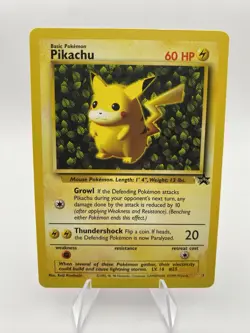 Pokemon Card - WoTC Black Star #1 Pikachu Ivy LP - Image 1