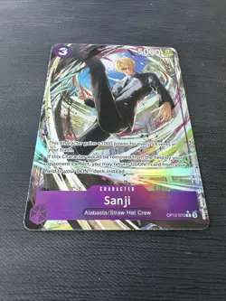 Sanji (070) (Alternate Art) OP12-070 Legacy of the Master Foil One Piece Card NM - Image 2