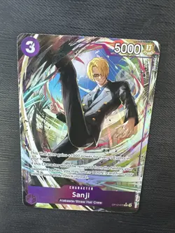 Sanji (070) (Alternate Art) OP12-070 Legacy of the Master Foil One Piece Card NM - Image 3