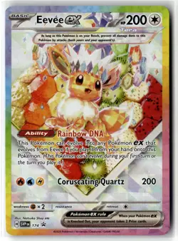 Eevee ex 174 Sv: Scarlet & Violet Promo Cards Holo Near Mint - Image 1