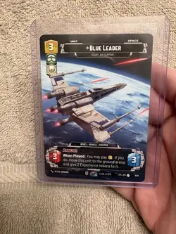 Star Wars Unlimited Blue Leader 1026 & Red Leader 1027 Prestige Cards JTL - Image 2