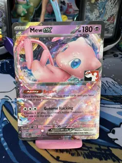 Mew ex 151/165 Play! Pokemon Prize Pack Series 5 League Stamp Card - Image 1
