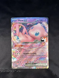 Mew ex 151/165 Play! Pokemon Prize Pack Series 5 League Stamp Card - Image 3