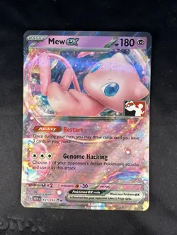Mew ex 151/165 Play! Pokemon Prize Pack Series 5 League Stamp Card - Image 5