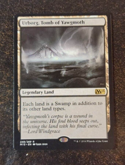 1x Urborg, Tomb of Yawgmoth rare land card - Core Set 2015 - NM/VG - Image 1