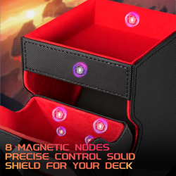 MTG Deck Box for Commander Display, on Top with Dice Storage, Trading Card Stora - Image 3